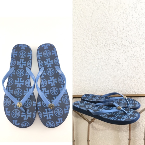 Tory Burch Shoes | Tory Burch Reva Rubber Flip Flops Sandals | Poshmark